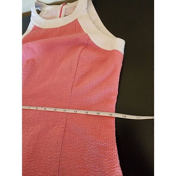 The Arden Seersucker Dress in Rose by Lauren James size small - Picture 8 of 11